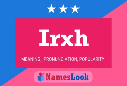 Irxh Name Poster