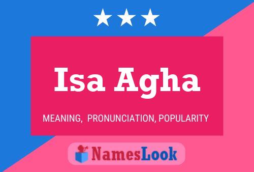 Isa Agha Name Poster