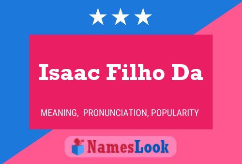 Isaac Filho Da Name Poster