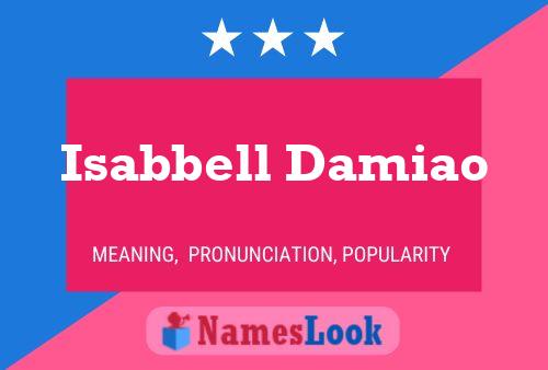 Isabbell Damiao Name Poster