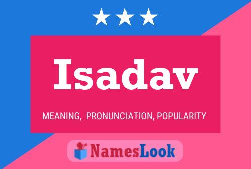 Isadav Name Poster