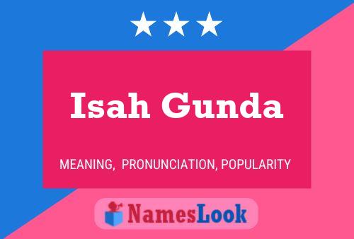 Isah Gunda Name Poster