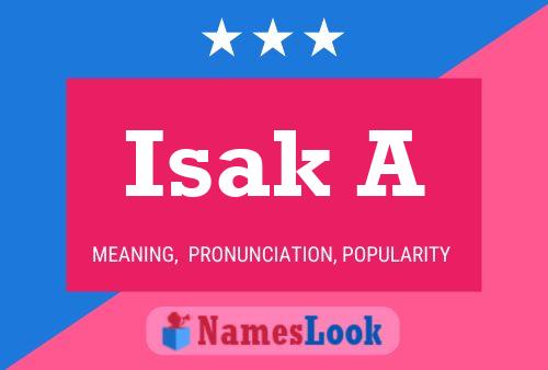 Isak A Name Poster