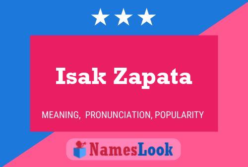 Isak Zapata Name Poster