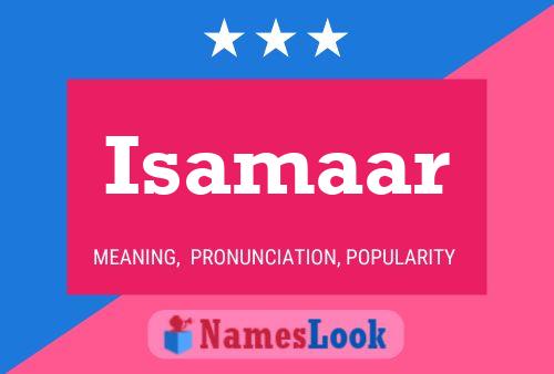 Isamaar Name Poster