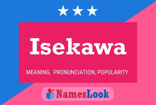 Isekawa Name Poster