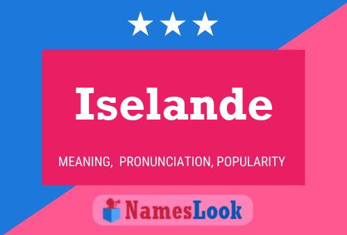 Iselande Name Poster