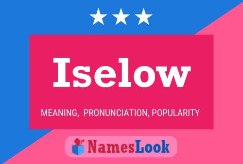 Iselow Name Poster