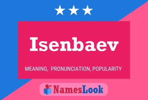 Isenbaev Name Poster