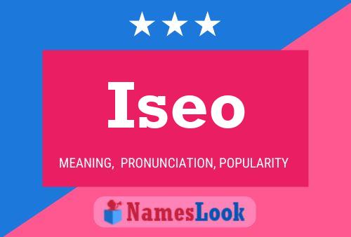 Iseo Name Poster