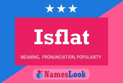 Isflat Name Poster