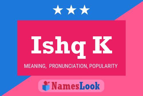 Ishq K Name Poster