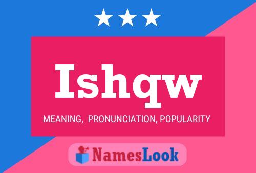 Ishqw Name Poster