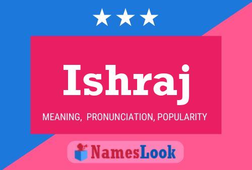 Ishraj Name Poster