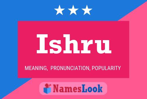 Ishru Name Poster