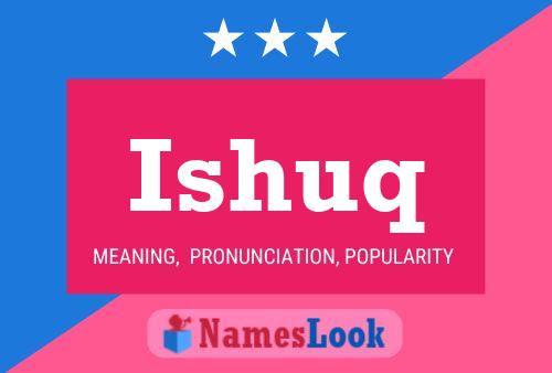 Ishuq Name Poster