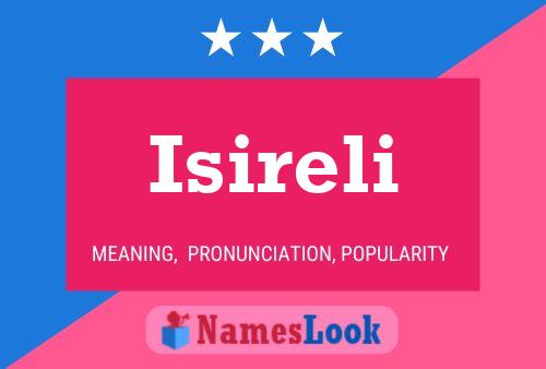 Isireli Name Poster