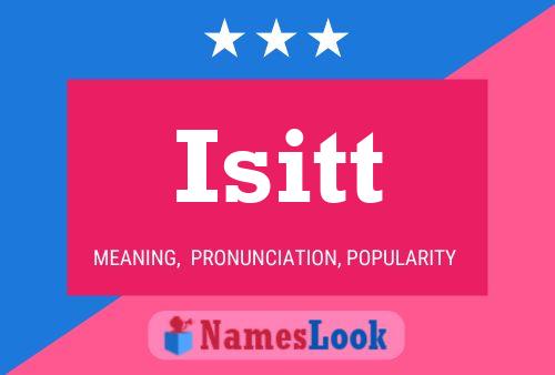 Isitt Name Poster