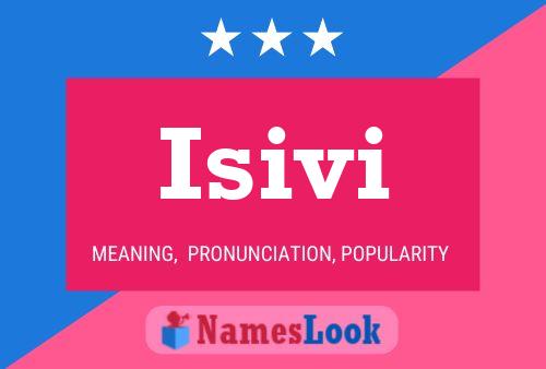 Isivi Name Poster