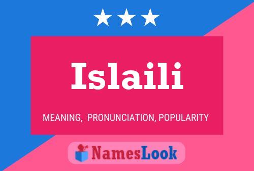 Islaili Name Poster