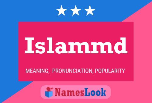 Islammd Name Poster