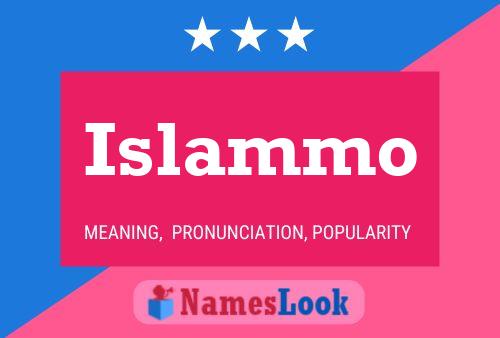 Islammo Name Poster