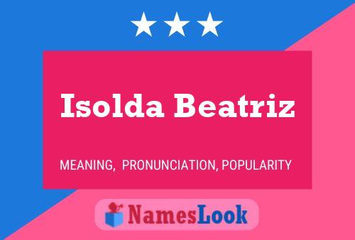 Isolda Beatriz Name Poster