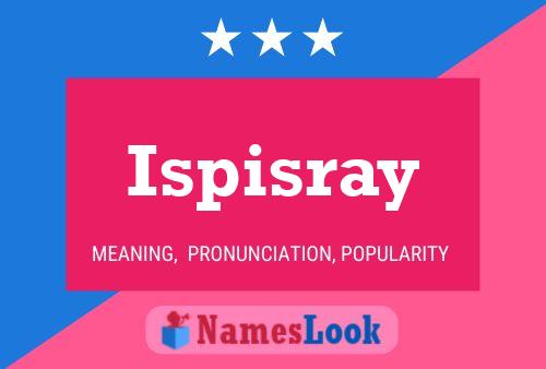 Ispisray Name Poster