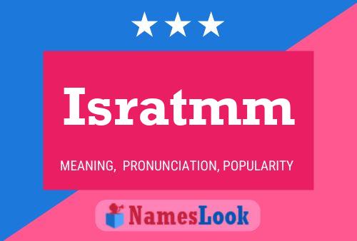 Isratmm Name Poster