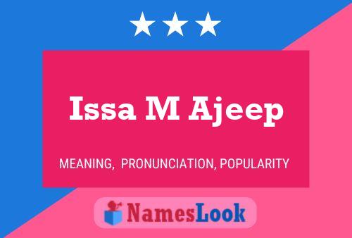 Issa M Ajeep Name Poster