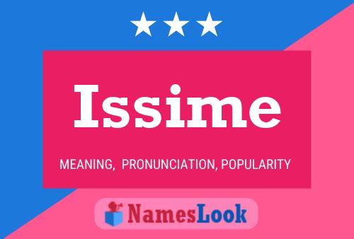 Issime Name Poster