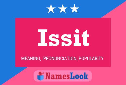 Issit Name Poster