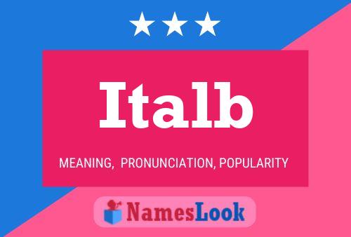 Italb Name Poster