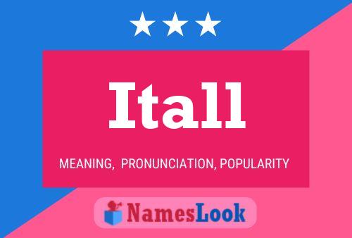 Itall Name Poster