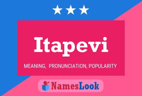 Itapevi Name Poster