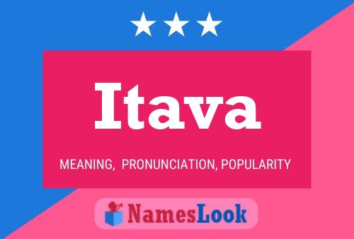 Itava Name Poster