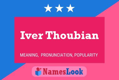 Iver Thoubian Name Poster