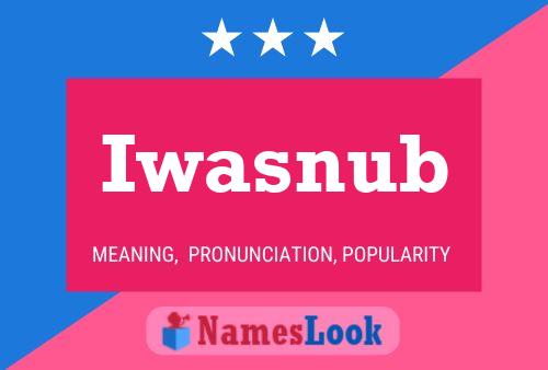 Iwasnub Name Poster