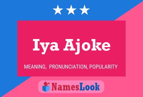 Iya Ajoke Name Poster