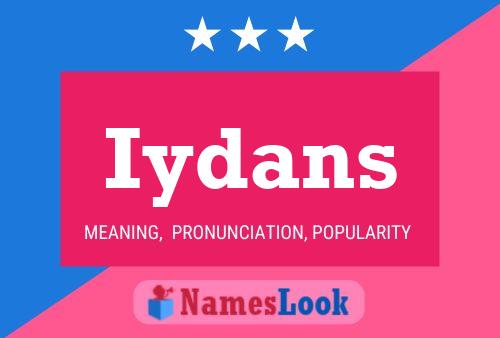 Iydans Name Poster