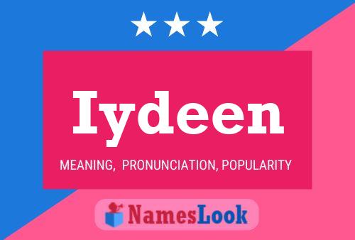 Iydeen Name Poster