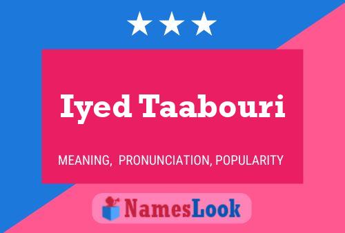 Iyed Taabouri Name Poster