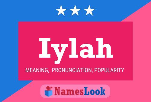 Iylah Name Poster