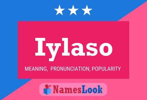 Iylaso Name Poster