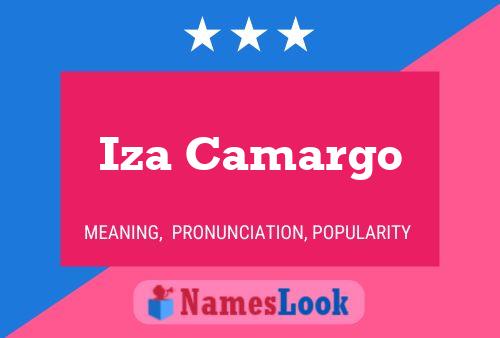 Iza Camargo Name Poster