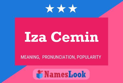 Iza Cemin Name Poster