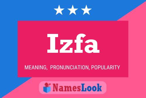 Izfa Name Poster