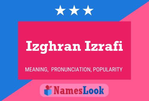 Izghran Izrafi Name Poster