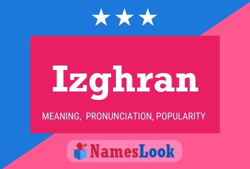 Izghran Name Poster