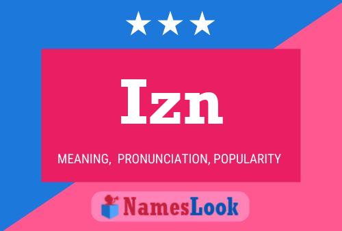 Izn Name Poster